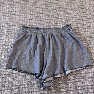 Aeropostale Charcoal Knit Lounge Shorts